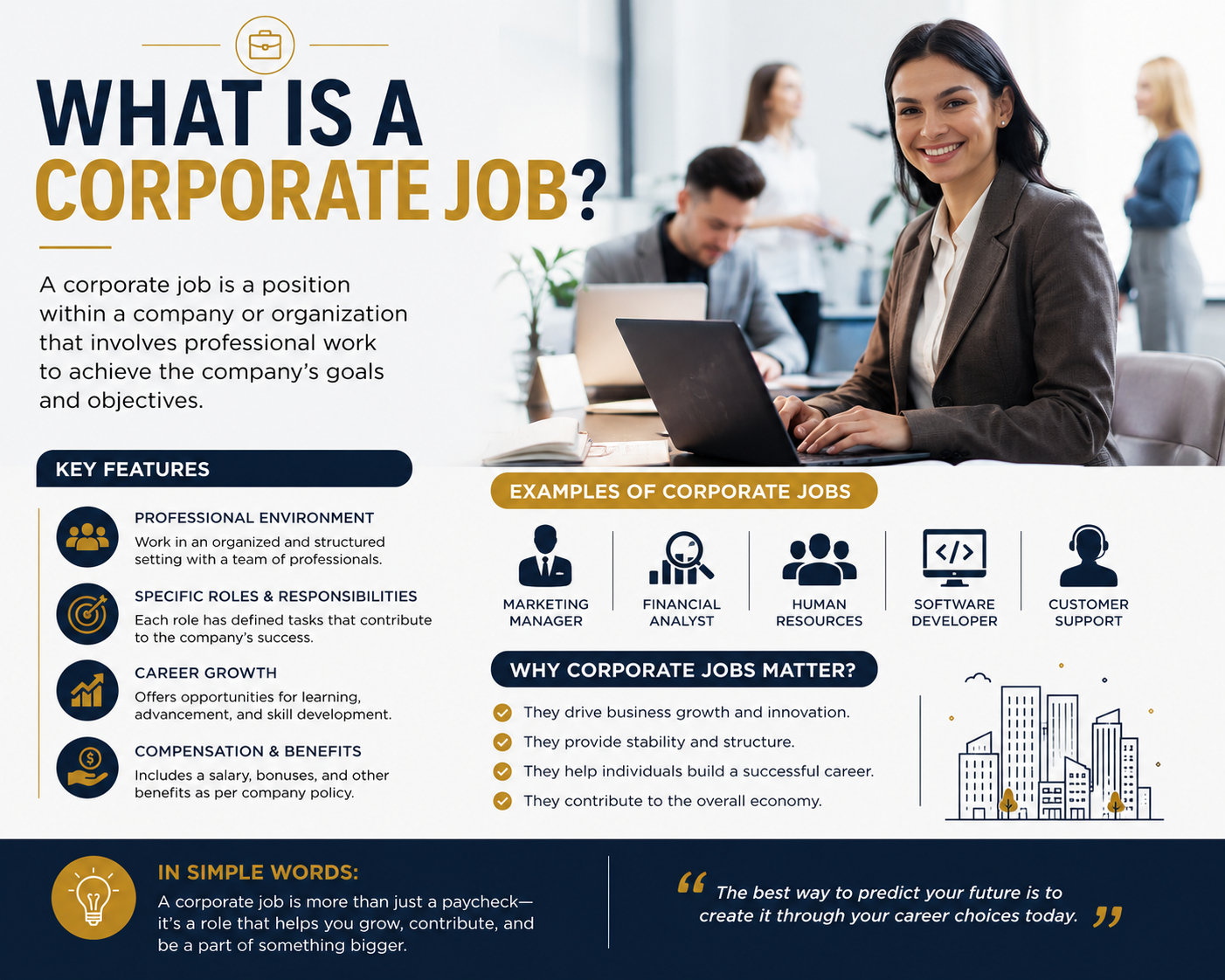 what is a corporate job