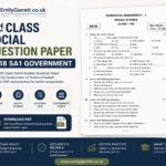 8th class social question paper 2018 sa1 government