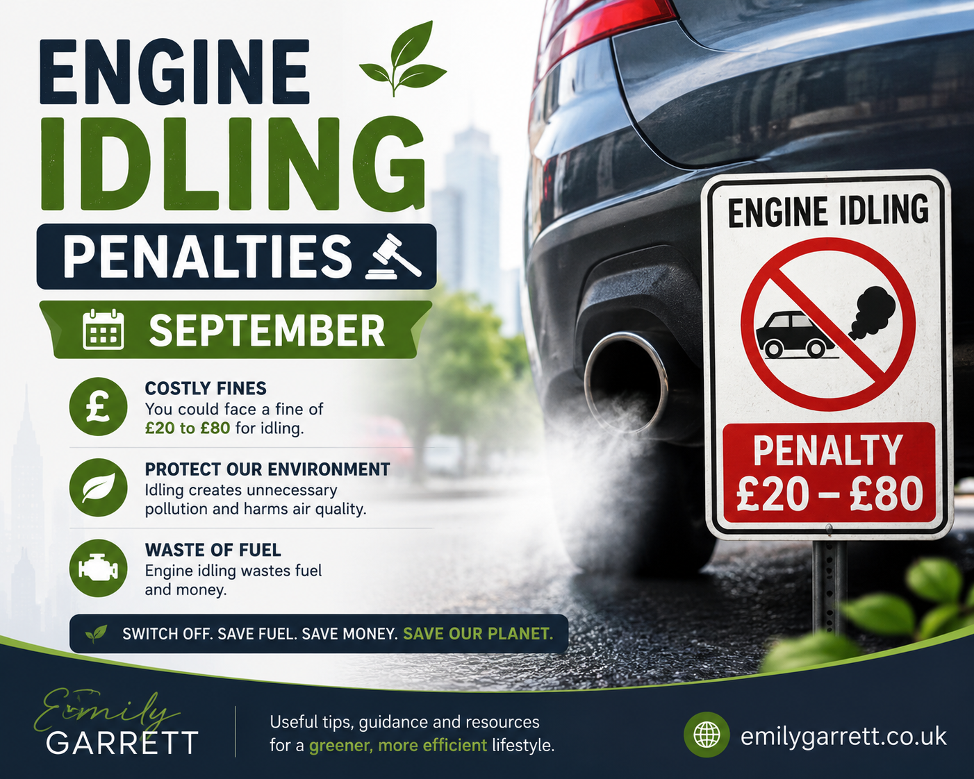 engine idling penalties september