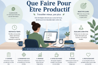 que faire pour etre productif