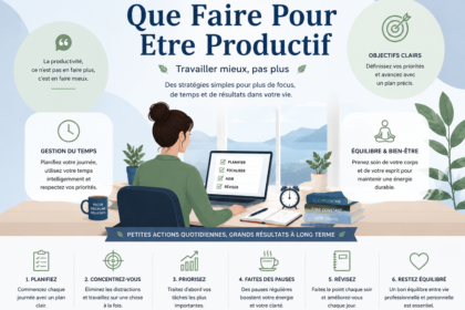 que faire pour etre productif