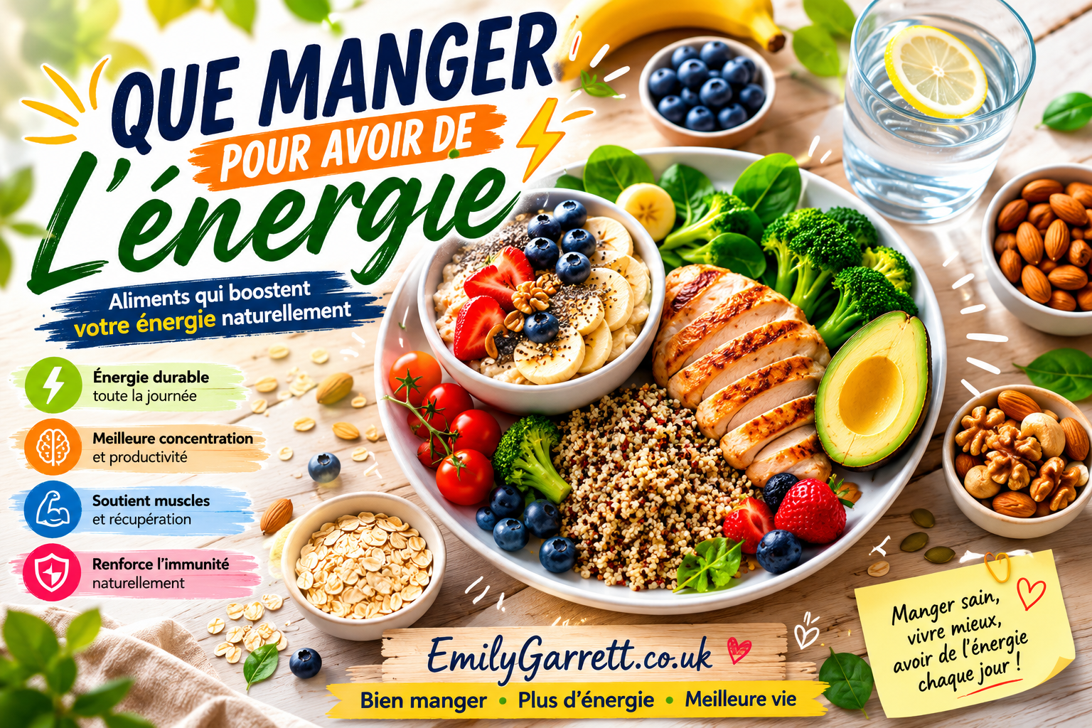 que manger pour avoir de lenergie