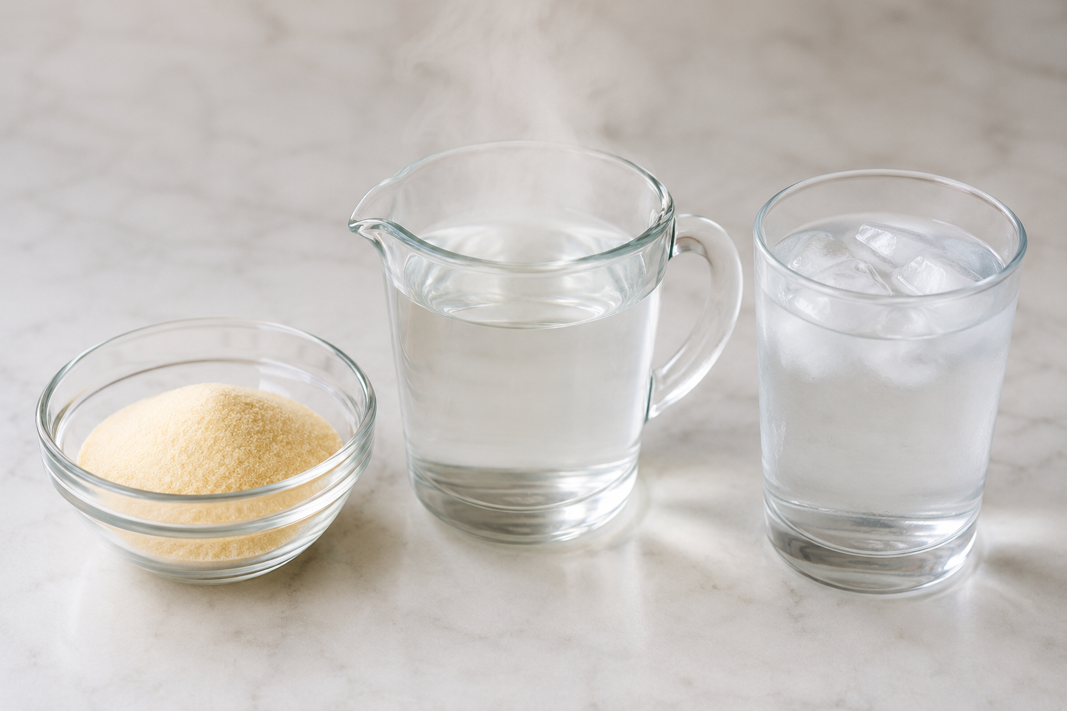 what are the 3 ingredients in the gelatin trick
