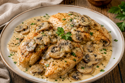 pollo al champignon