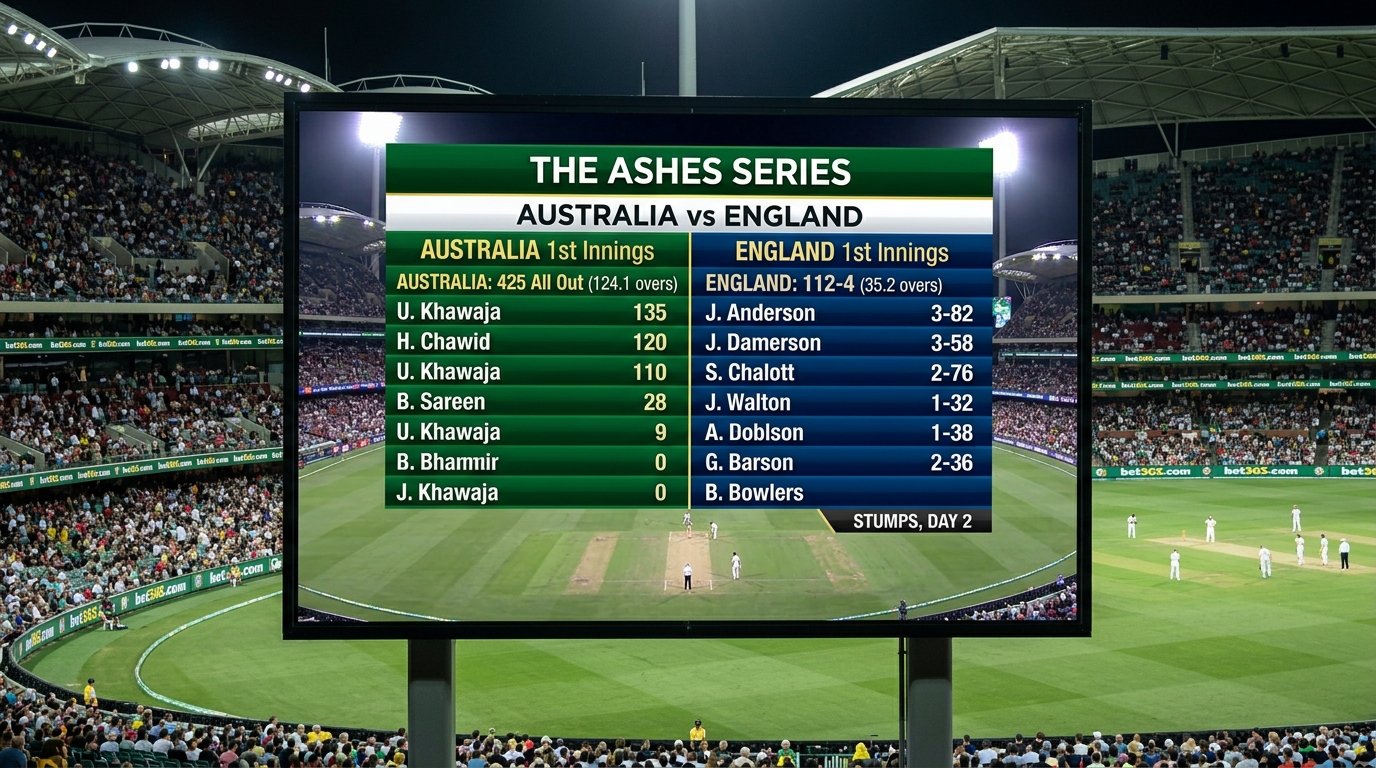 australian men’s cricket team vs england cricket team match scorecard