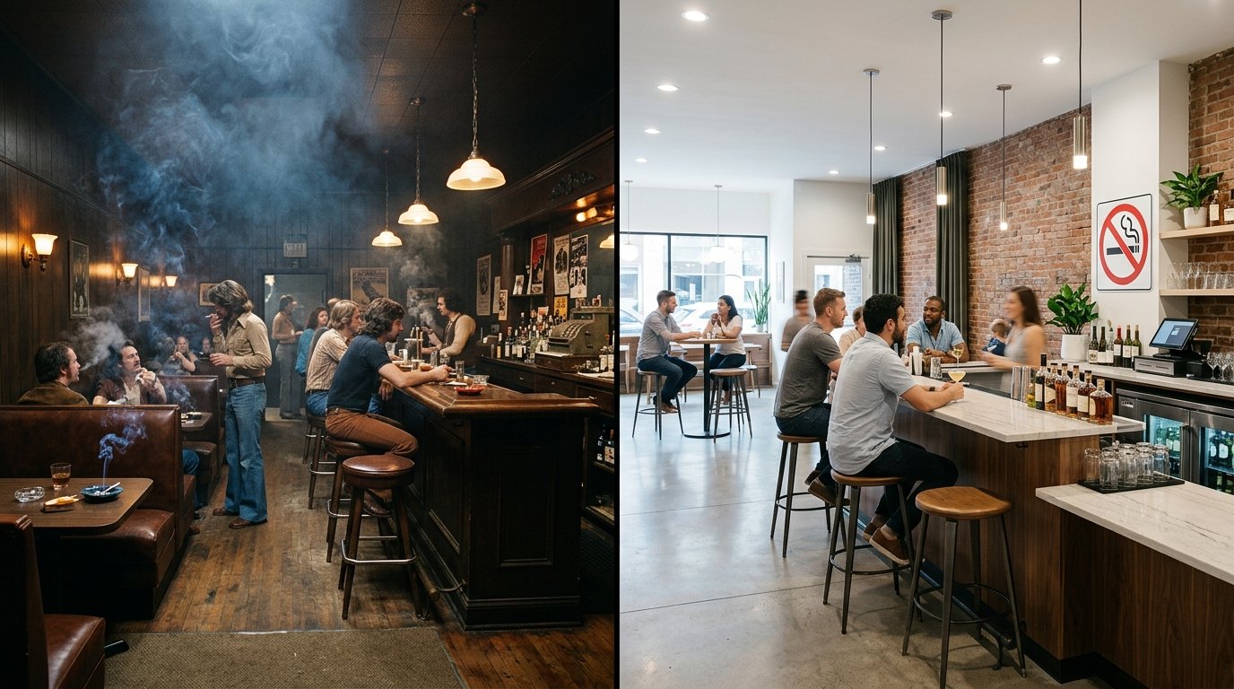when was smoking banned indoors